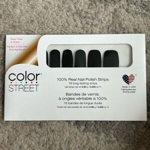 Color street nail strips, “midnight in manhattan”